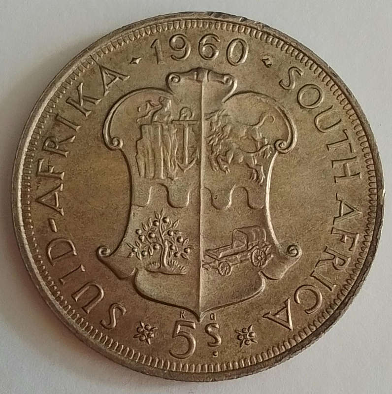 1960 -  5  Shilling Coin  [C8]