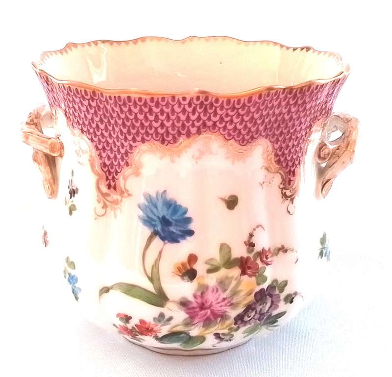 DRESDEN  -  Floral  Cache  -  Vase with Handles