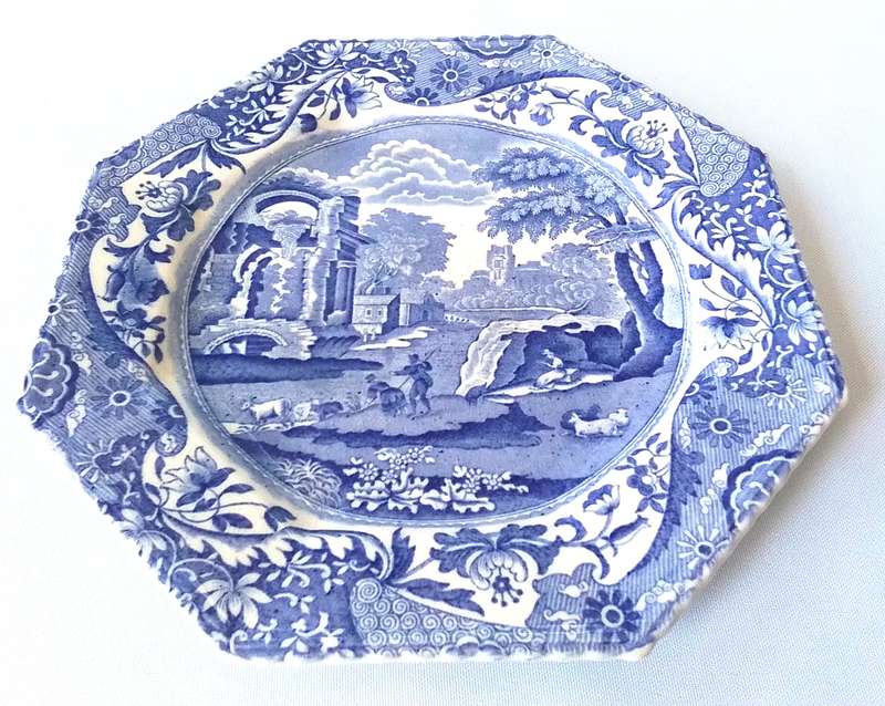 Copeland Spode's   'Italian'    Octagonal  Plate