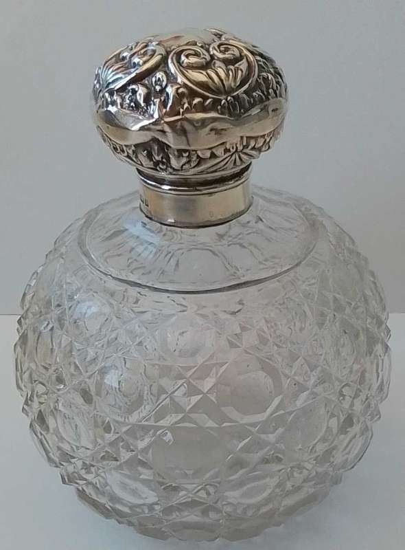 Birmingham 1905 - Silver Top Perfume Bottle  [P7]