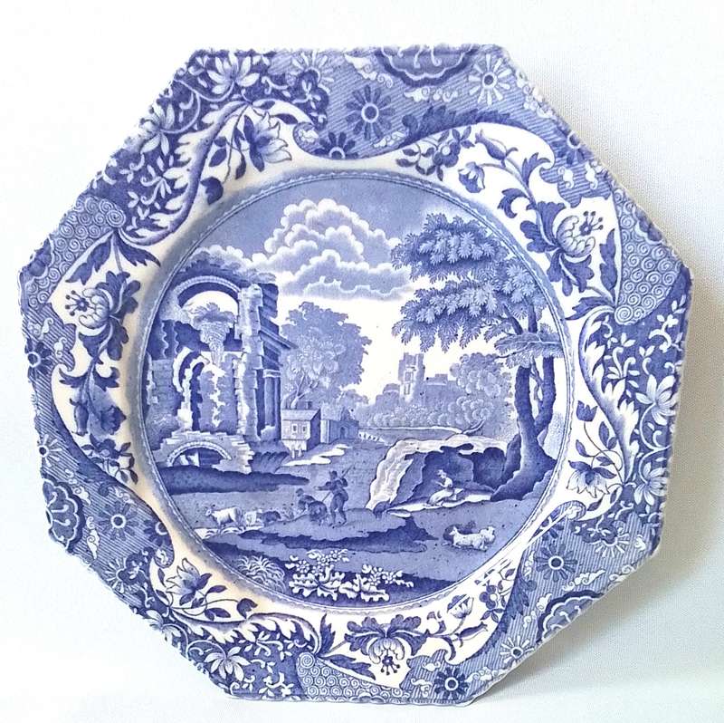 Copeland Spode's   'Italian'    Octagonal  Plate