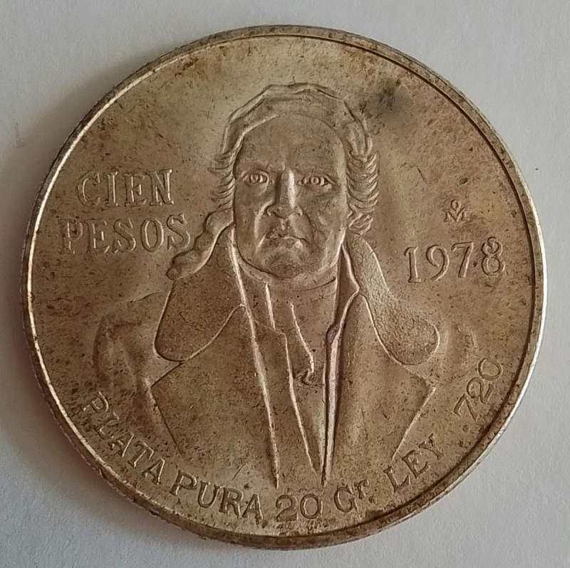 1978  Mexico   100  Pesos  Coin [C7]