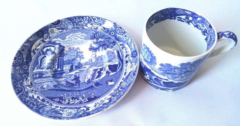 Copeland Spodes   'Italian'  Coffee  Cup / Saucer