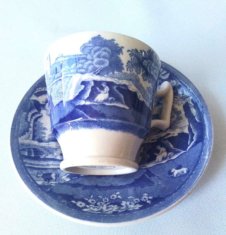 Copeland Spodes   'Italian'   Espresso  Cup / Saucer