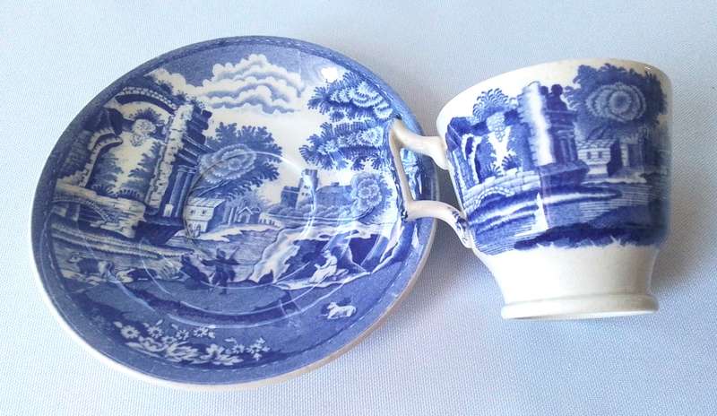 Copeland Spodes   'Italian'   Espresso  Cup / Saucer