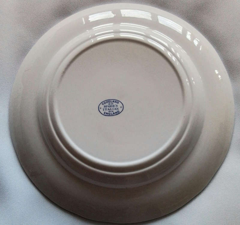 Copeland Spodes  'Italian'  Breakfast  Plate