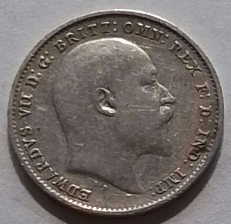 1908  British   3  Pence  Coin  [C110]