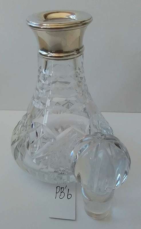 925  Sterling Collar Perfume Bottle