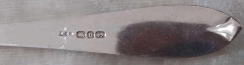 Birmingham  1894    -   Cased  Set  of  Coffee / Tea  Spoons