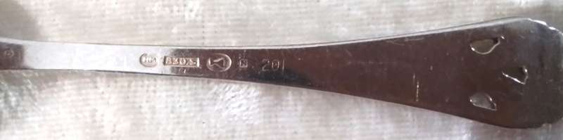 Norwegian  `830`  Silver  -  Cased  set 12  -    Coffee / Tea  Spoons