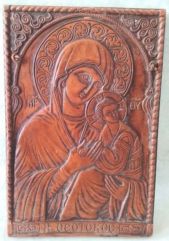 Icon  -  Clay Plaque