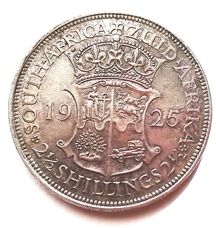 1925  -  Two and Half Shilling  -  Scarce