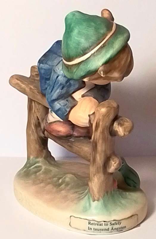 GOEBEL  HUMMEL  FIGURE  -  Retreat to Safety