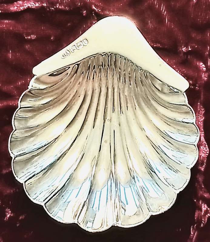 Sheffield 1903   Footed  Shell  Dish