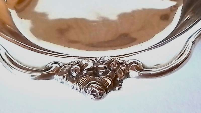 London 1898  Oblong dish with relief and handles