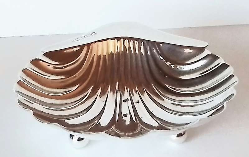Sheffield 1903   Footed  Shell  Dish