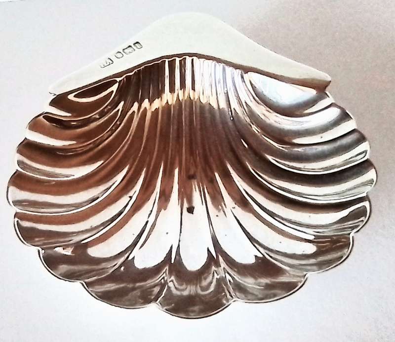 Sheffield 1903   Footed  Shell  Dish