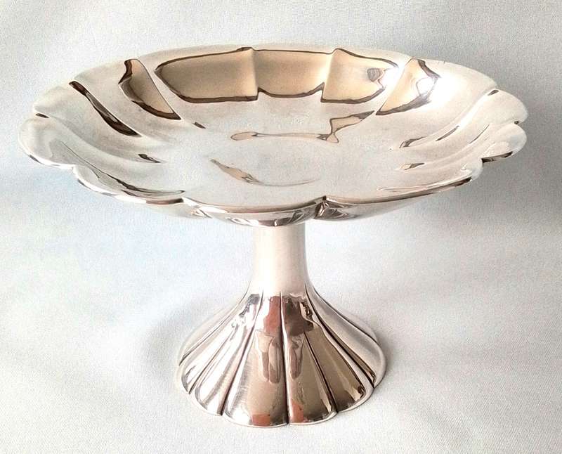 Chinese  Silver  Comport