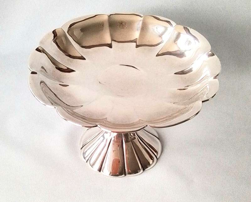 Chinese  Silver  Comport
