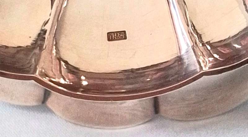 Chinese  Silver  Comport