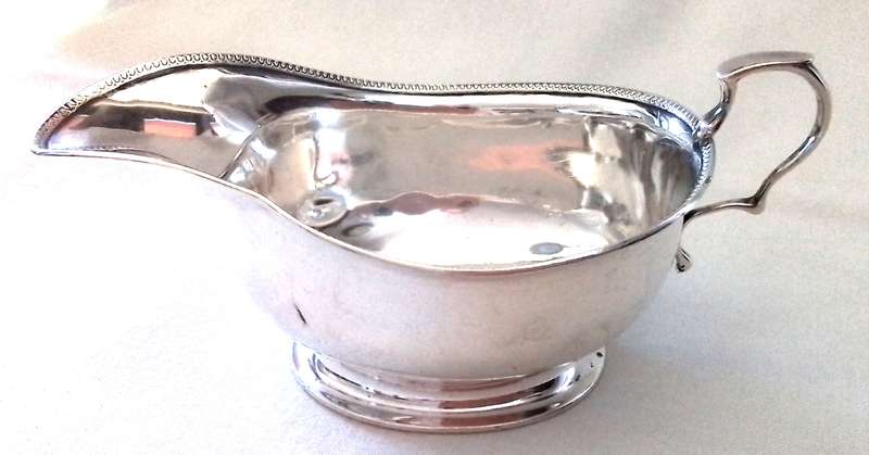 Sheffield   1919   -   Sauce  Boat
