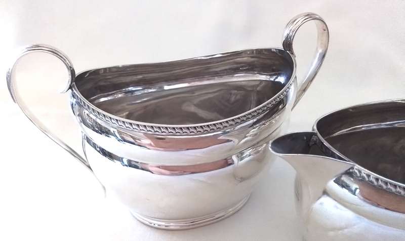 Sheffield  1900   -   Milk Jug  &  Sugar Bowl