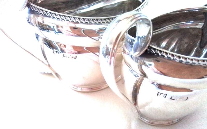 Sheffield  1900   -   Milk Jug  &  Sugar Bowl