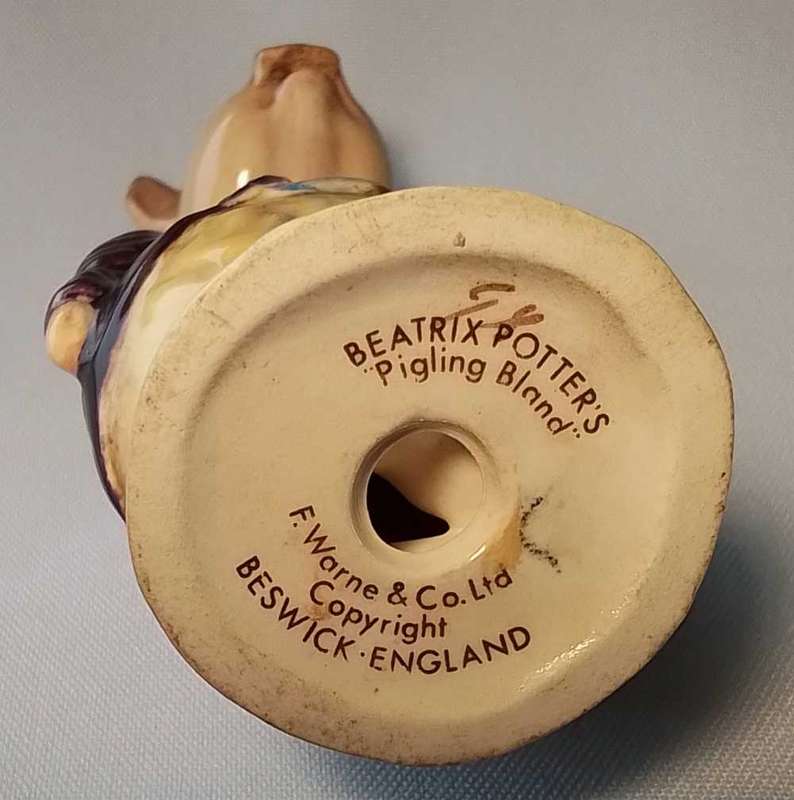 Beswick  Beatrix Potter   -  Pigling  Bland  Figure