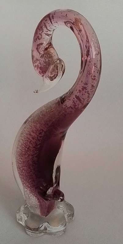 Vintage Murano Glass Swan