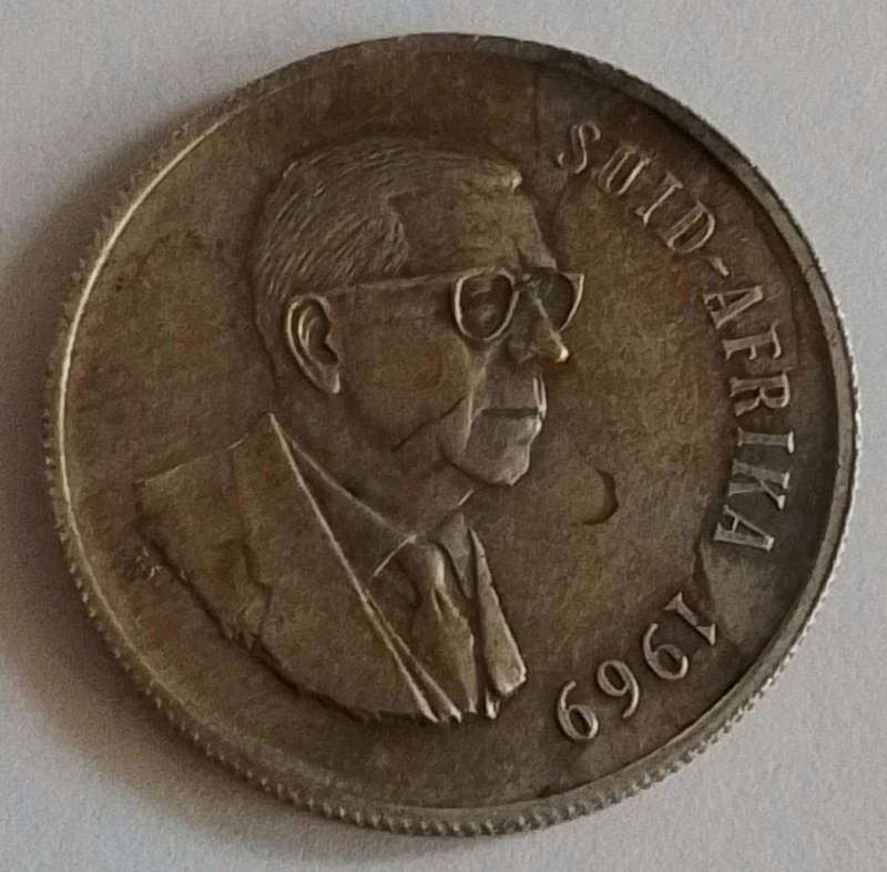 1969 Silver  R1  Coin  [ C15 ]