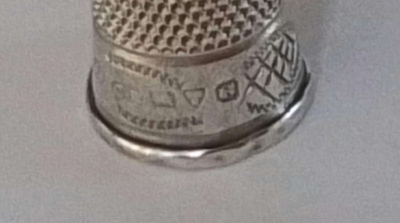 CHESTER 1925  silver Thimble  [6]