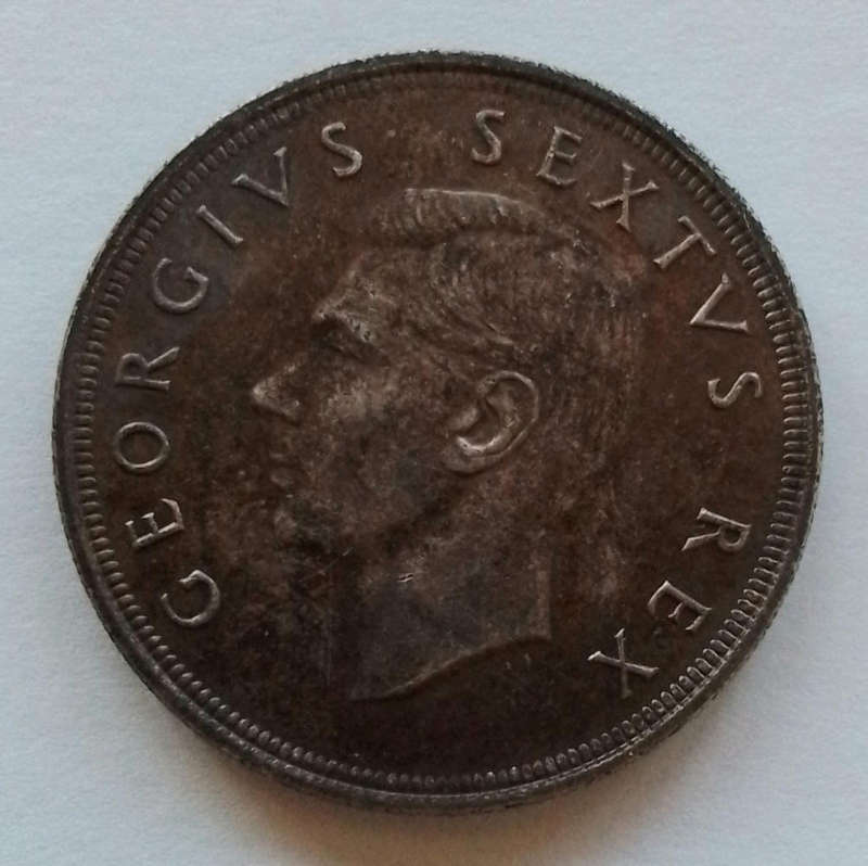 1652 - 1952 Union of SA Crown/ 5 Shilling  [C19]
