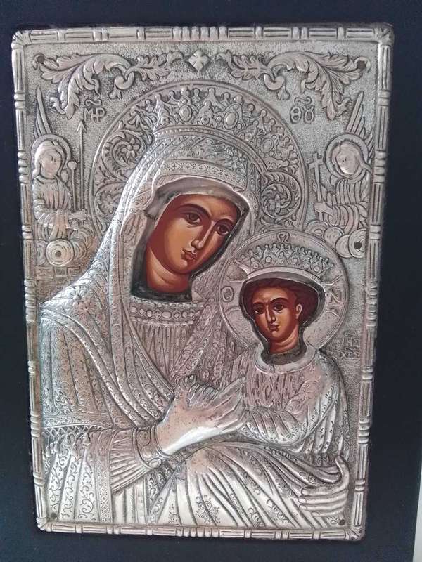 Silver Byzantine Icon