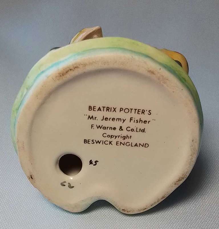 Beswick  Beatrix  Potter   -  Mr Jeremy Fisher  -  Figure