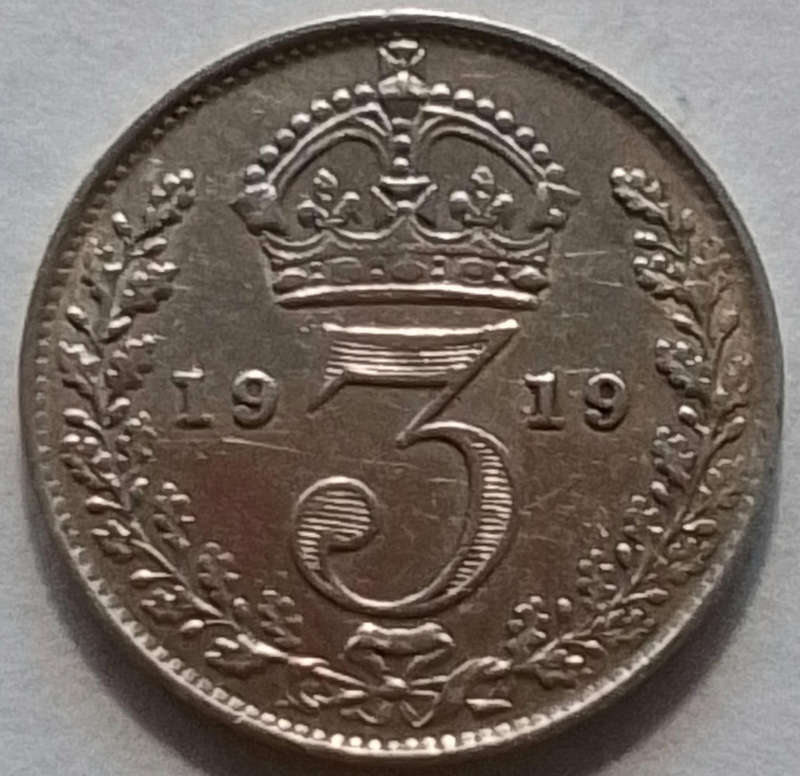 1919  British    Pence  Coin  [C108]