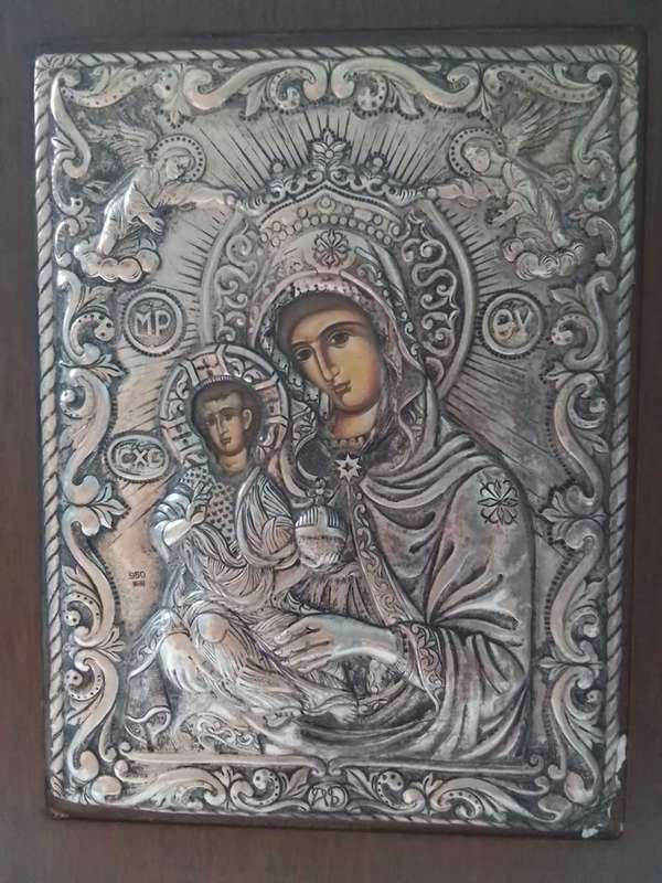 Silver Byzantine Icon