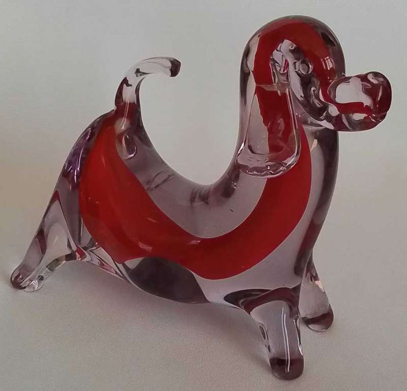 Vintage  Murano  Dog
