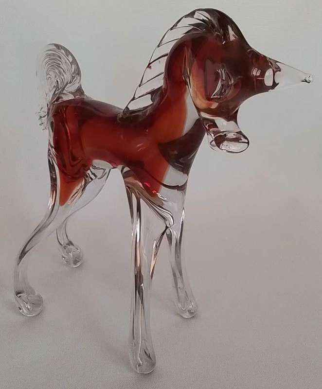 Vintage Murano  glass  Foal