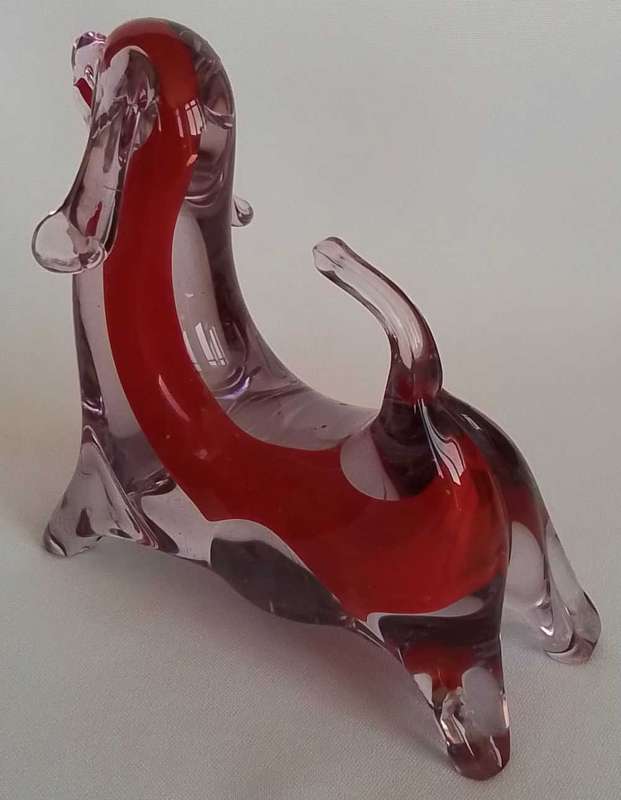 Vintage  Murano  Dog