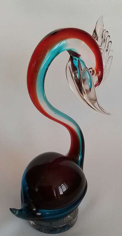 Vintage Murano glass Swan
