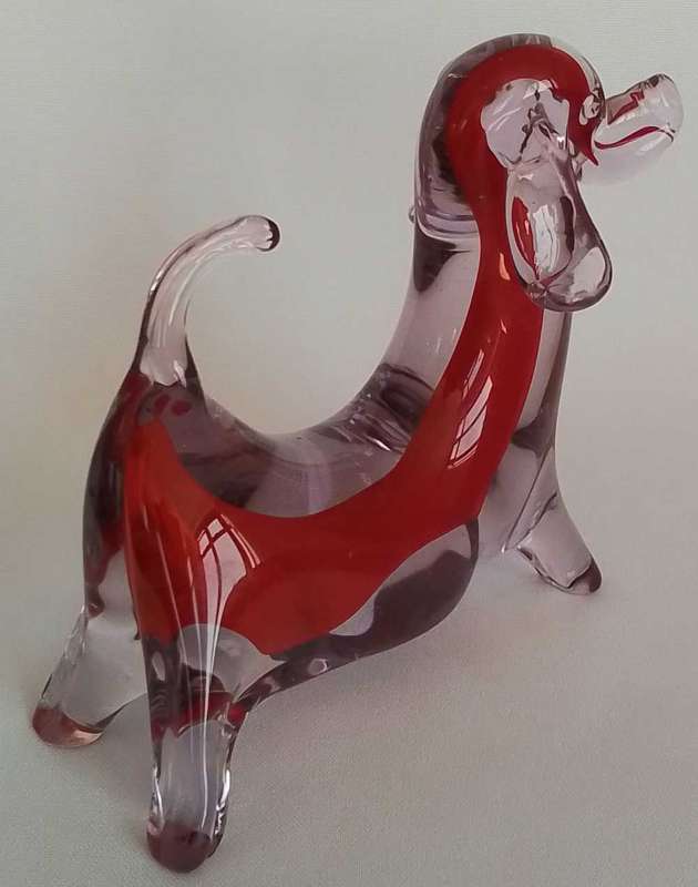 Vintage  Murano  Dog