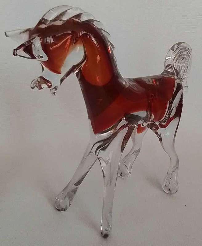 Vintage Murano  glass  Foal