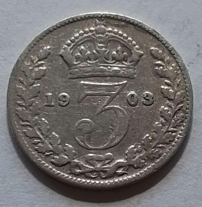 1903 British   3  Pence  Coin  [C112]