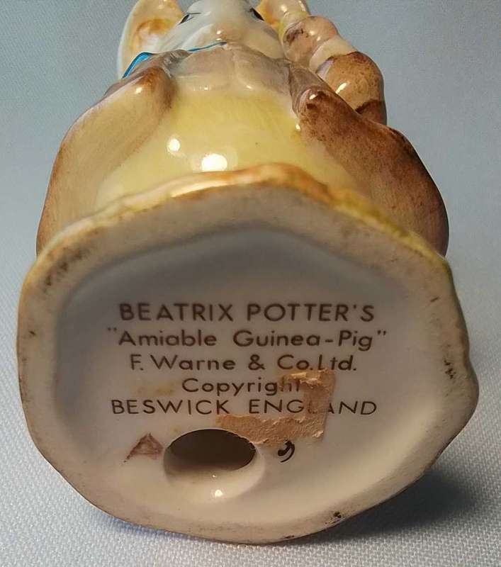 Beswick  Beatrix Potter   -  Amiable Guinea  -  Figure