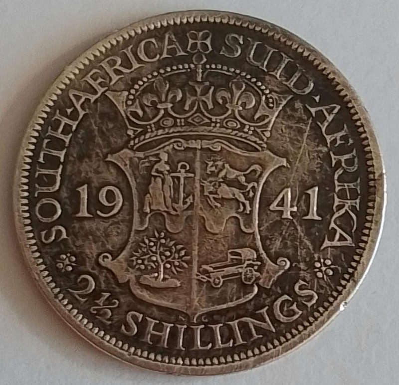 1941  - 2 1/2  Shilling  Coin  [C9]