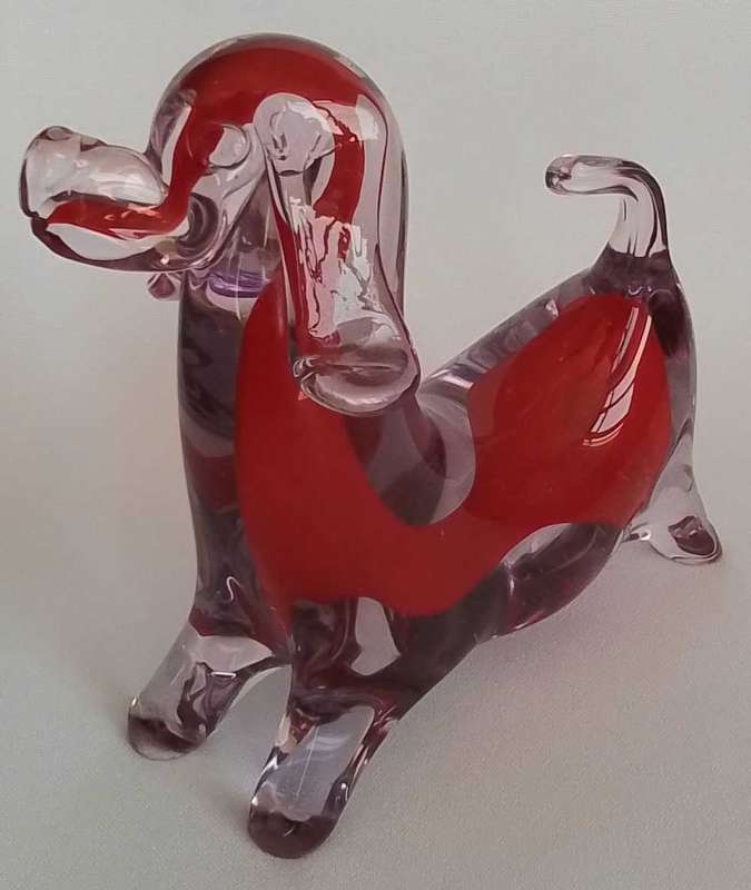 Vintage  Murano  Dog