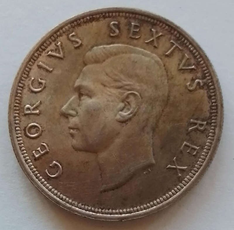 1652 - 1952  Union of SA Crown/ 5 Shilling  [C24]