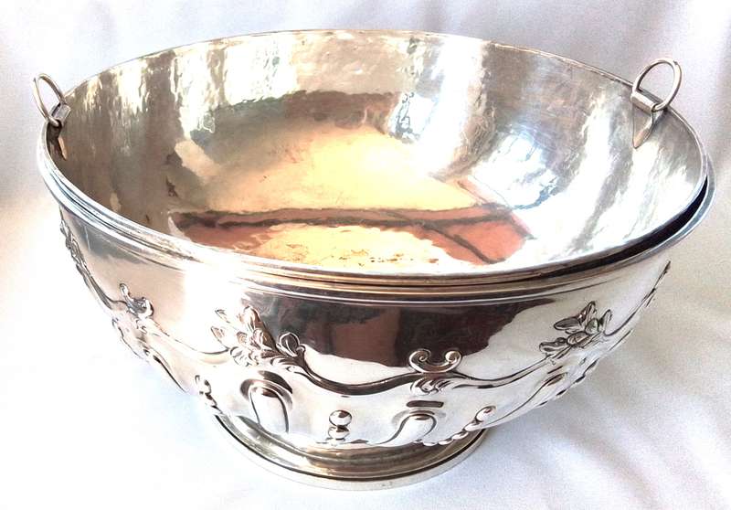 London  1891  - Relief Pattern  Champagne Cooler / Footed Bowl