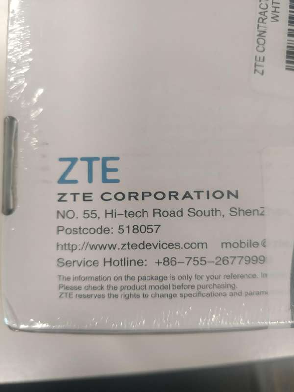 ZTE Modem MF286C from MTN