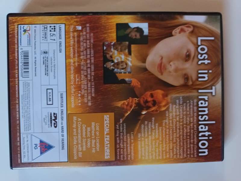 Lost in Translation DVD Movie
